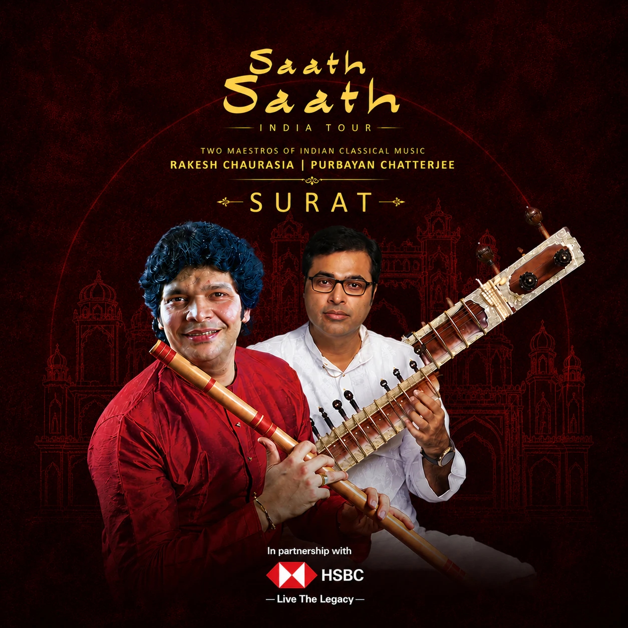 Saath Saath India Tour Surat poster