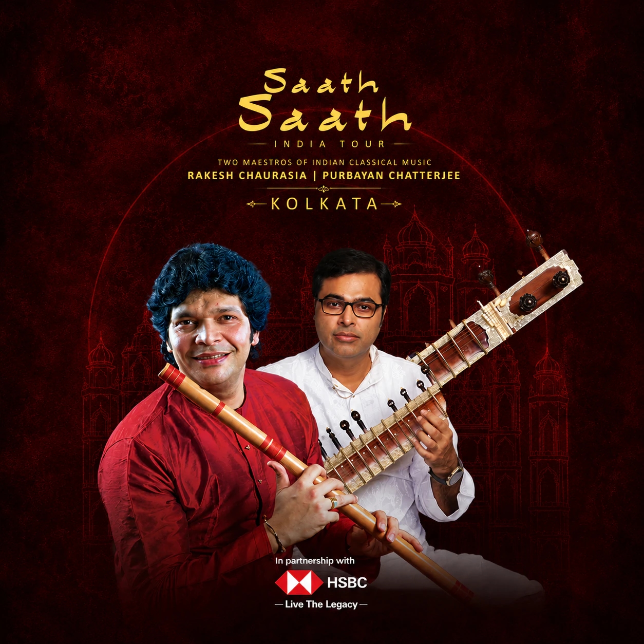 Saath Saath India Tour Kolkata poster